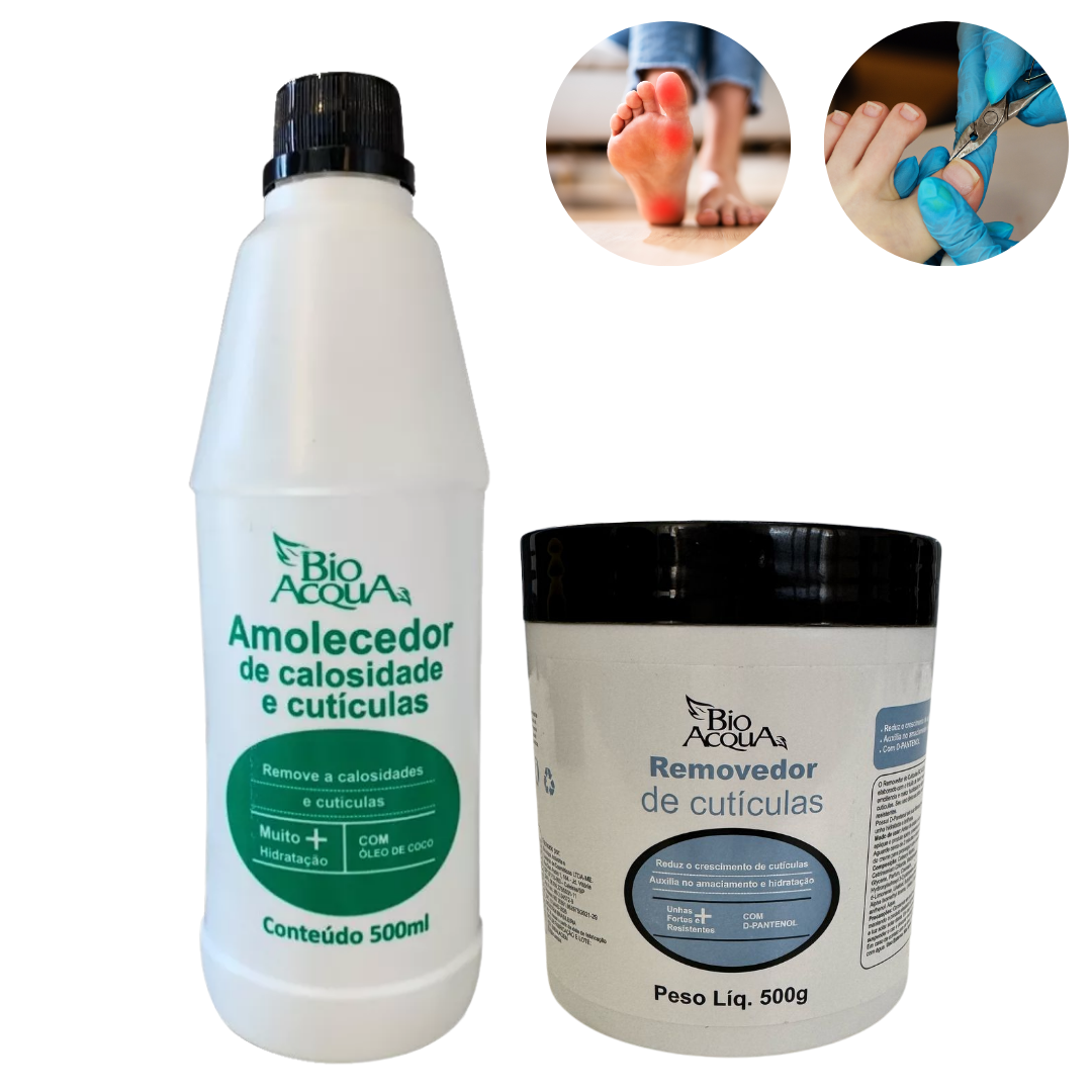 Kit Removedor de cutículas + Amolecedor de calosidade