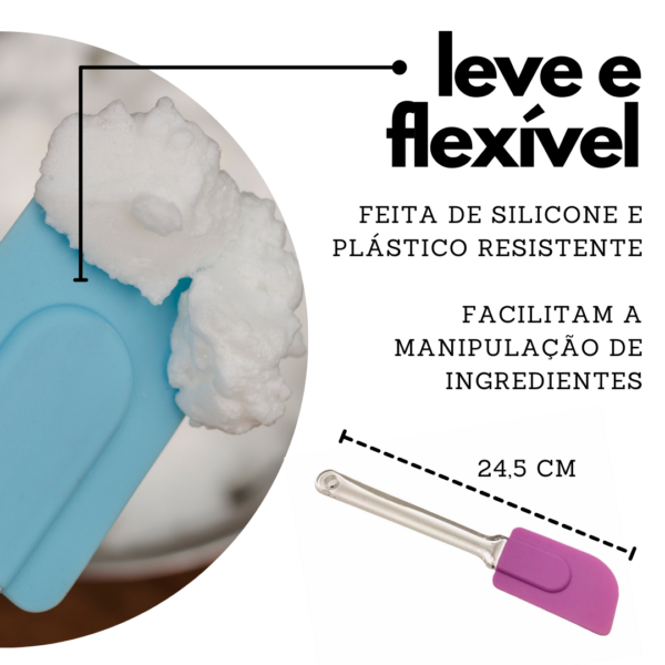 Espátula de silicone 25 cm - Imagem 2