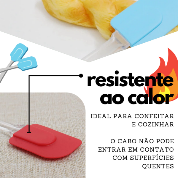 Espátula de silicone 25 cm - Imagem 3