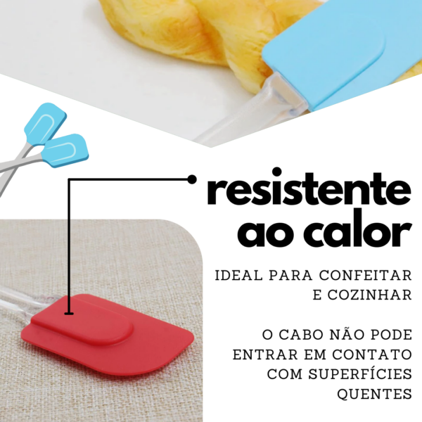 Espátula de silicone 25 cm - Imagem 4