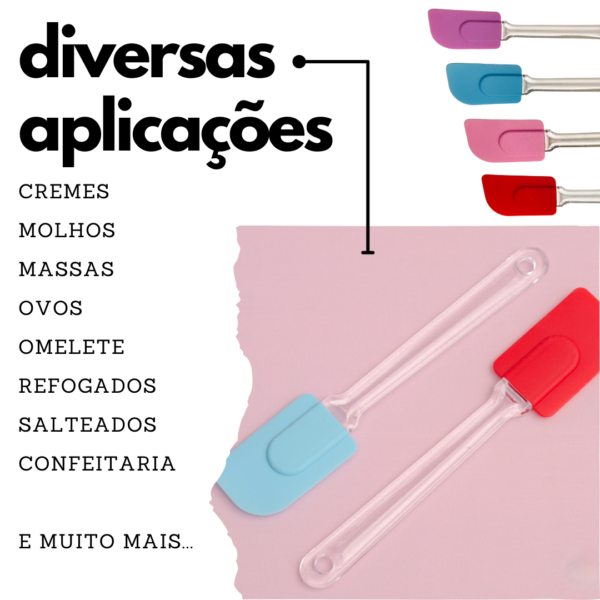 Espátula de silicone 25 cm - Imagem 5