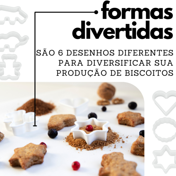 Molde para bolachas (Forma de biscoito) - Imagem 3