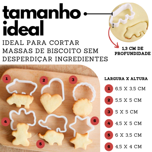 Molde para bolachas (Forma de biscoito) - Imagem 4