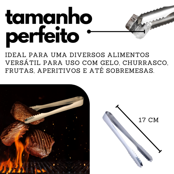 Pegador de gelo inox -17cm - Imagem 3