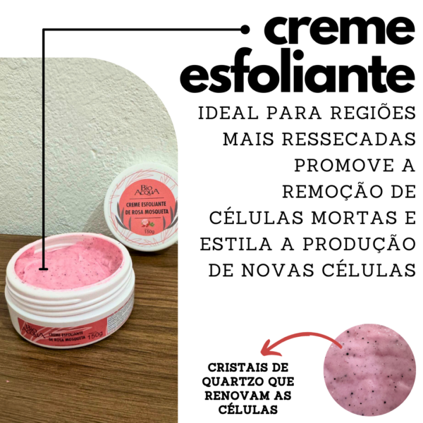 Creme esfoliante + hidratante Rosa mosqueta - Imagem 2