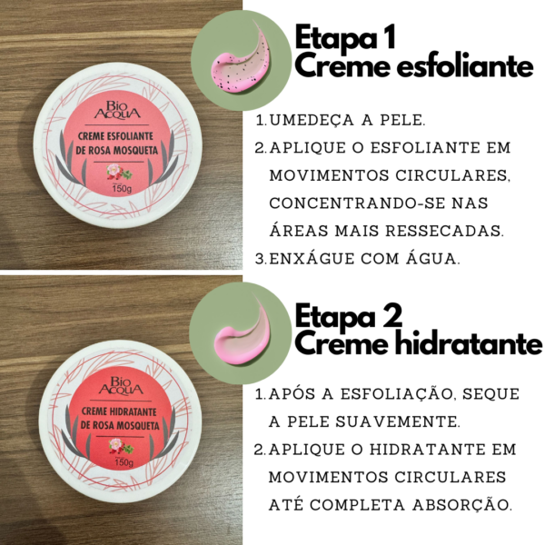 Creme esfoliante + hidratante Rosa mosqueta - Imagem 4