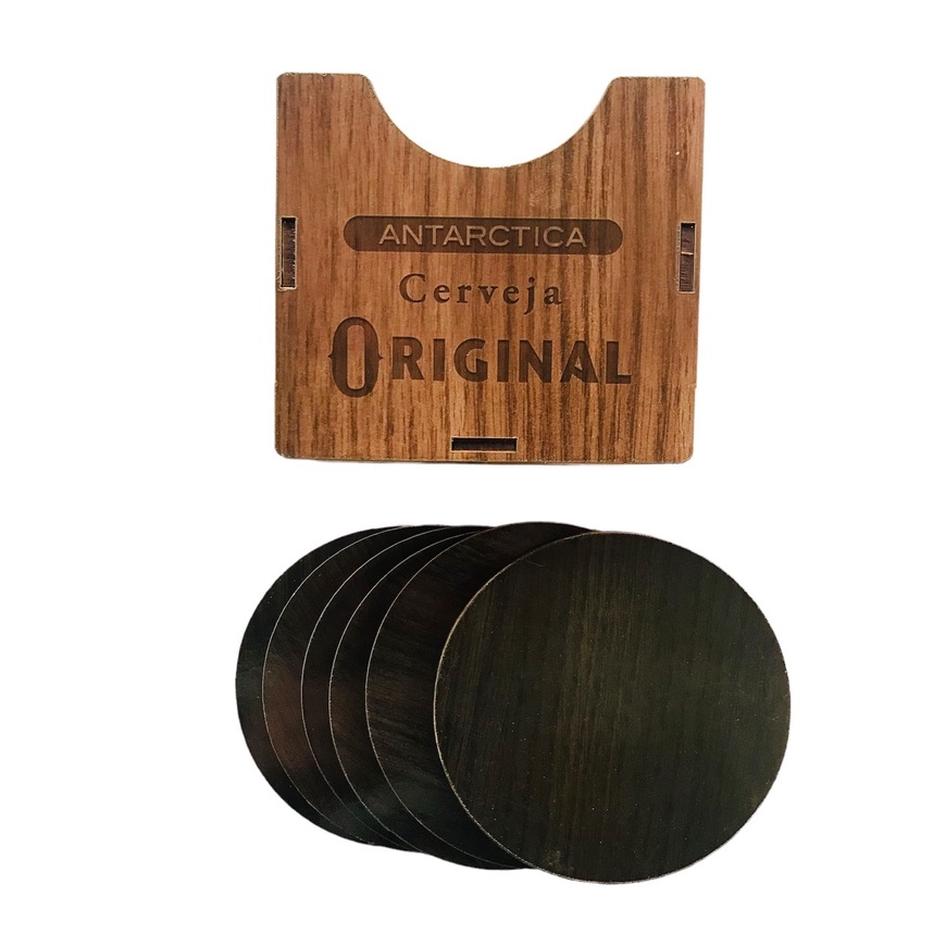 Porta copos MDF – Cervejas MODELO: Original